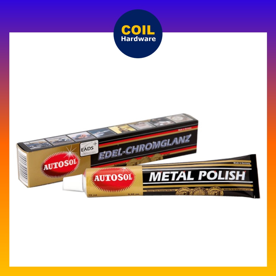 [75ml] Autosol Metal Polish Rust Remover Chrome Cleaner