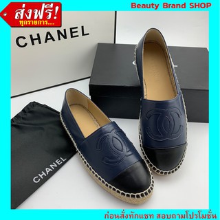 🔥 ราคาส่ง งานตรงปก เป๊ะมาก🔥  รองเท้า Chanel Espadrilles Size 36 - 40 Full Set Option