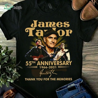 เสื้อยืด พิมพ์ลายการ์ตูน James Taylor 55Th Anniversary สไตล์เรโทร สําหรับผู้ชาย