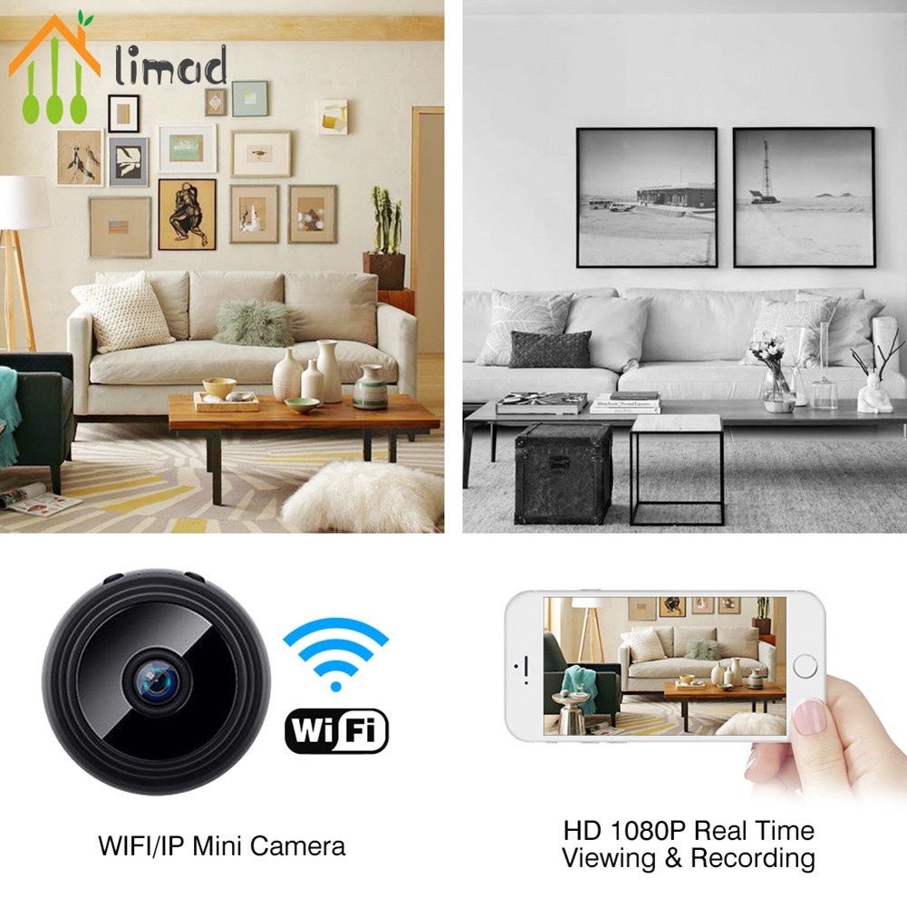 【COD#】limad 1080P HD Hot Link Remote Surveillance Camera Recorder WIFI ...