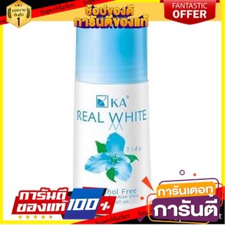 💝งาม💝 K.A. REAL WHITE ROLLON TIDY เค.เอ. เรียลไวท์ ดีโอ โรลออน กลิ่นไทดี้ ขนาด 25ml ยกแพ็ค 6ขวด KA เคเอ 👄💅