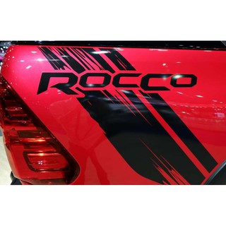 สติกเกอร์ ROCCO sticker rocco ติดท้ายกระบะ จำนวน1คู่ (เหมือนมากับ 0แป๊ะๆๆ)