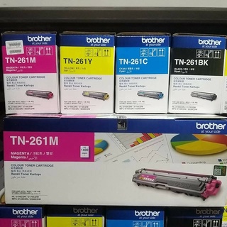 Brother TN-261 M Magenta ตลับหมึกโทนเนอร์ สีม่วงแดง ของแท้