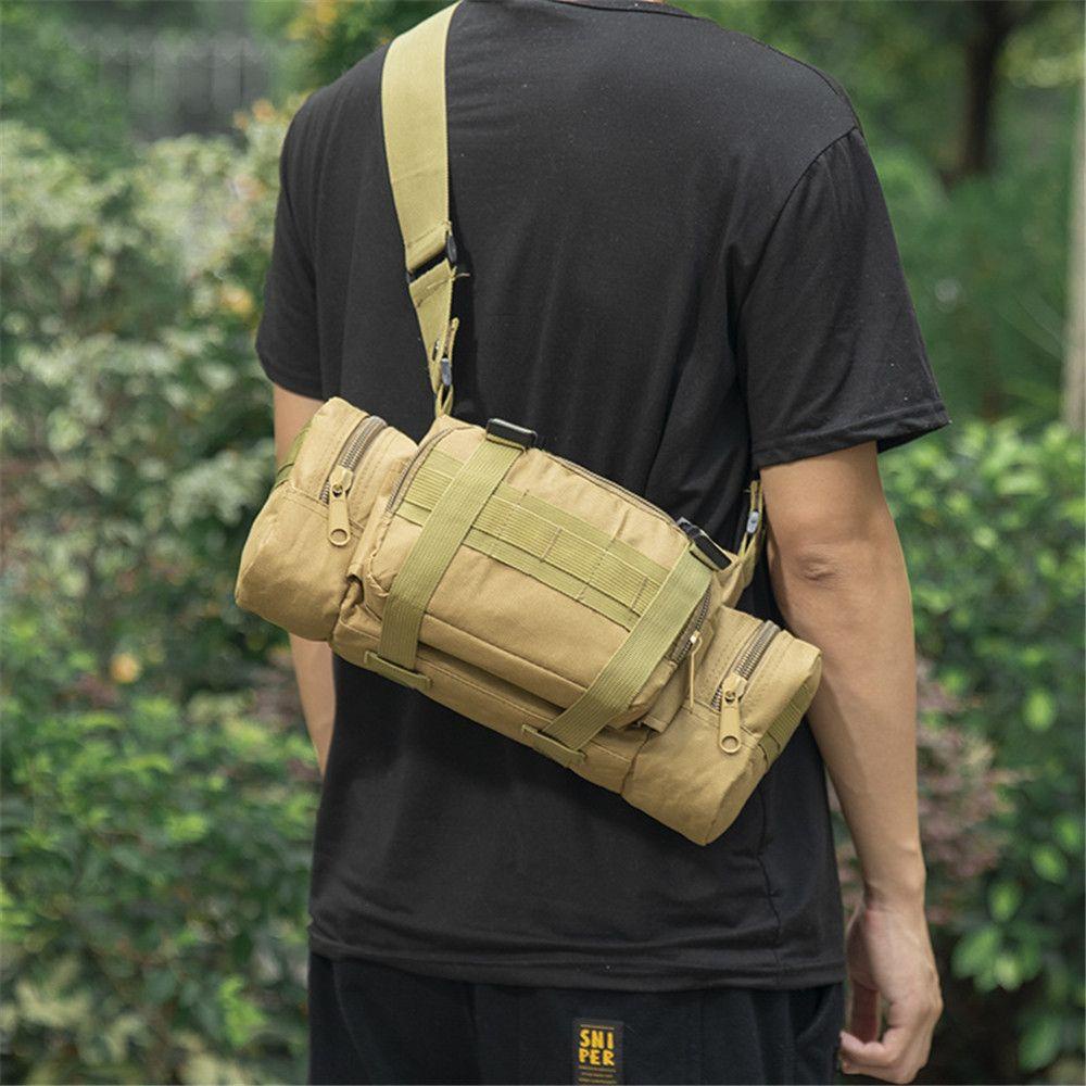 Cereza กระเป๋าคาดเอวกลางแจ้งมัลติฟังก์ชั่น Molle Camping Storage กระเป๋าเดินป่า
