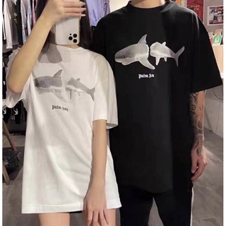 พร้อมส่ง🔥เสื้อยืด shark freesize น่ารักมาก อกถึง46” ใส่ได้ทั้งหญิงและชาย