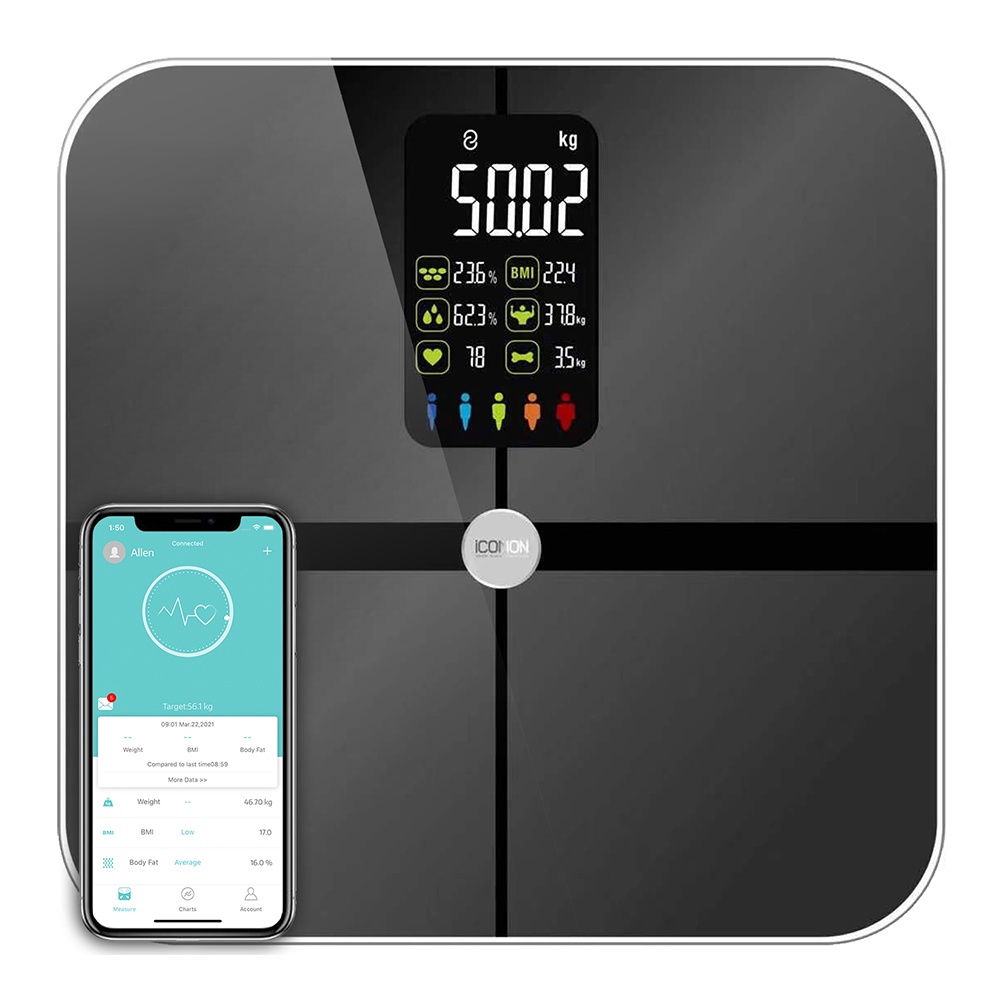 Scales For Body Weight And Fat Lescale Large Display Weight Scale High