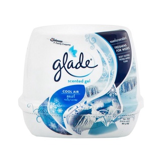 🔥แนะนำ🔥 เจลหอม  Glade คูลแอร์ สีน้ำเงิน  ขนาด 180 กรัม สเปรย์ปรับอากาศ ✨ลดพิเศษ✨