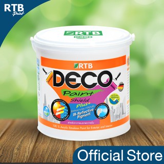 RTB Paint (ชนิดเนียน)Deco Paint สีทาอาคารภายนอก 1 gal.