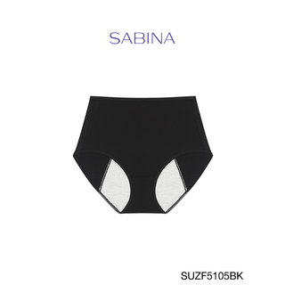 Sabina กางเกงอนามัยสำหรับกลางคืน (ทรง High Waist) Panty รหัส SUZF5105BK สีดำ