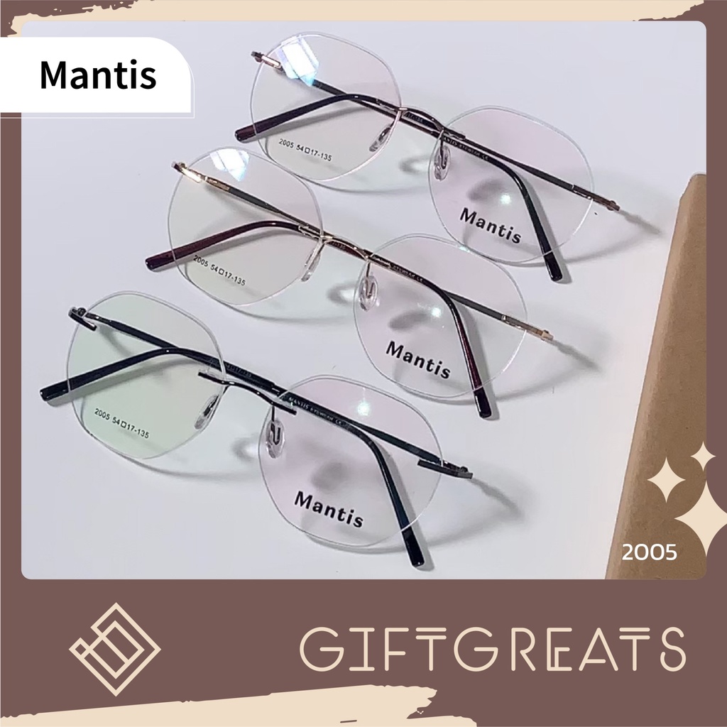 Mantis - แว่นไร้ขอบ กรอบเจาะ