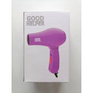 ไดร์เป่าผม Hair dryer Good helper สีม่วง รุ่นHD-F080