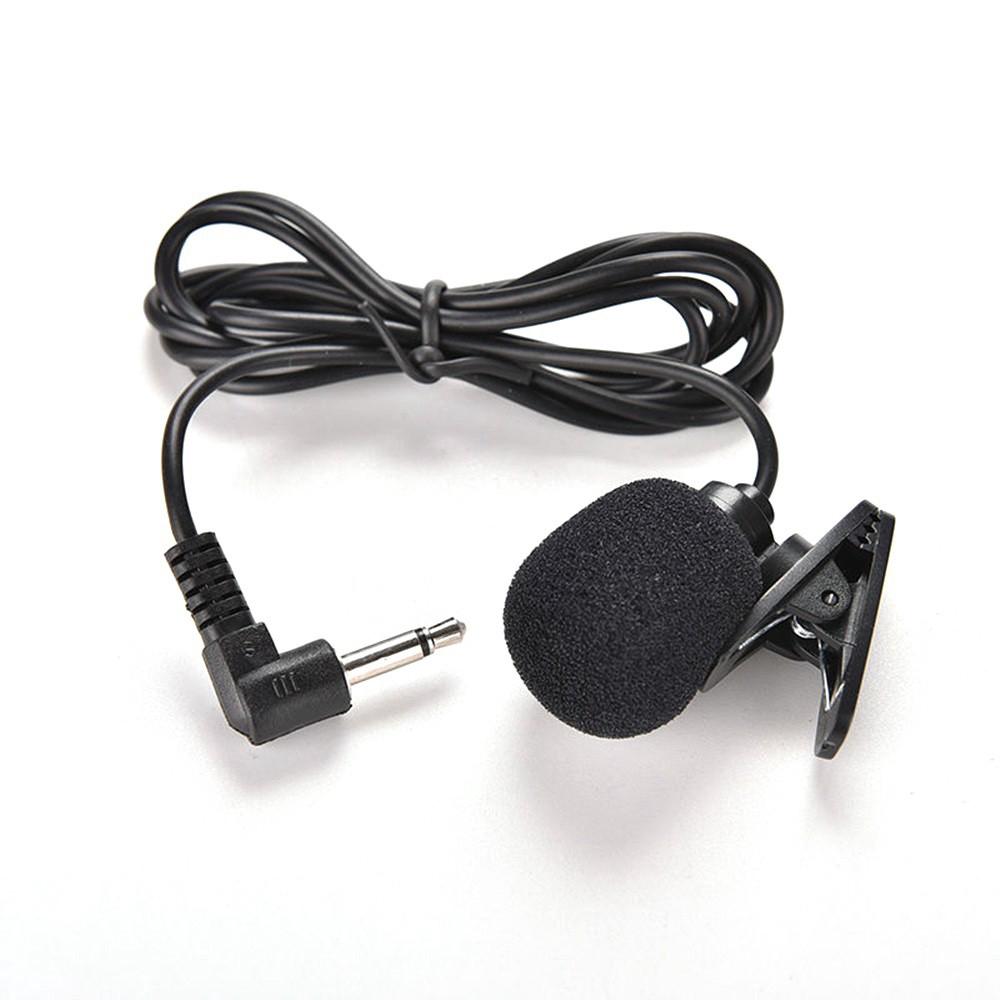 COD 1PC 3.5mm Mini Studio Speech Microphone Mic Clip On Lapel for PC Desktop Notebook