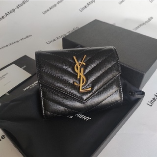 ราคา​พิเศษ​ YSL หนังแท้ กระเป๋าสตางค์ กระเป๋าเงิน เหรียญ