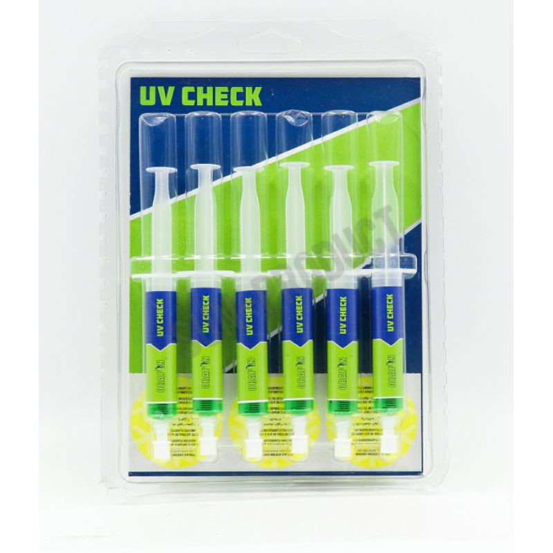 ORAFON UV CHECK สารเรืองแสงเข้มข้นนำเข้าจากอิตาลี สำหรับเช็ครอยรั่วในระบบแอร์รถยนต์ R12, R134a, R123