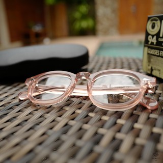 Moscot Lemtosh (สีชมพู) มอสคอส รุ่น เลมโทส แว่นตาวินเทจ กรอบแว่นสายตา ส่งฟรีมีประกัน ดัดงอได้ บานพับ 7 ชั้น