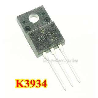 2PCS , K3934 , 2SK3934 , MOSFET N-Channel 500V 15A TO-220FP 2ตัว