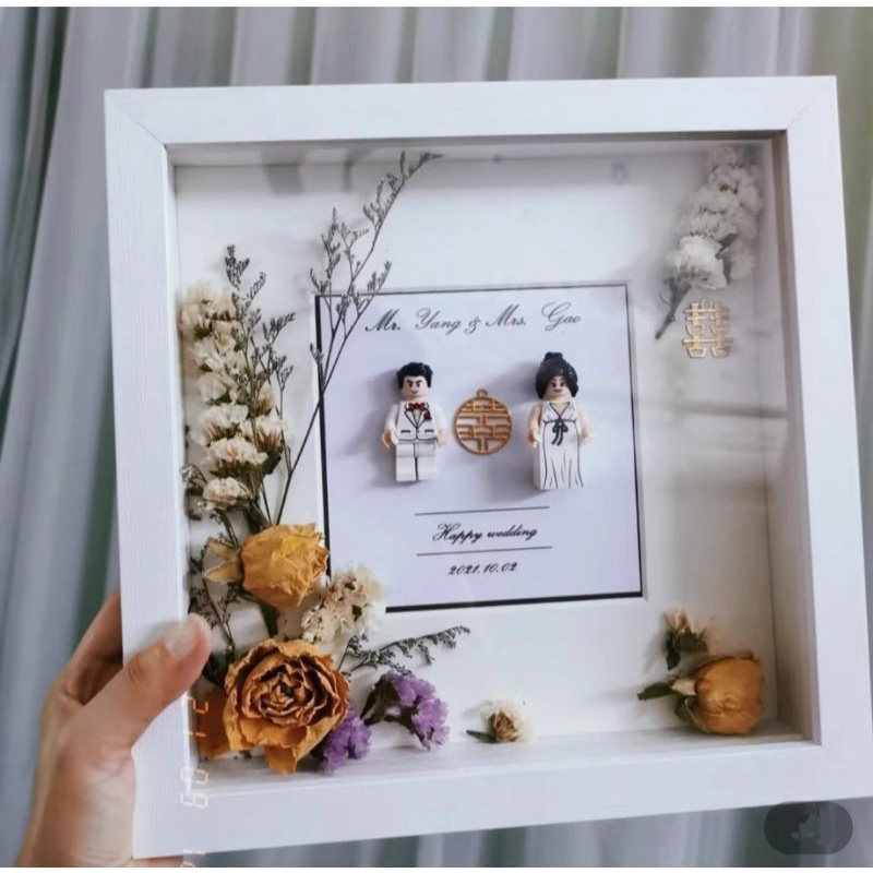 กรอบรูปกล่อง ลึก3ชม. พร้อมส่ง กรอบเปล่า
