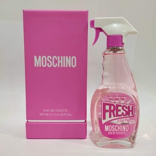 【ของแท้ 💯% 】⚡️ส่งฟรี 🚚 น้ำหอม  Moschino Pink Fresh Couture EDT 100 ml. *กล่องขาย*