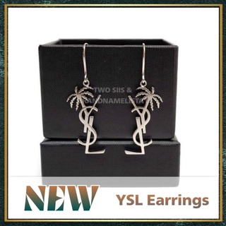 [สอบถามก่อนกดซื้อ]​ แท้​ 💯 New YSL Earrings อุปกรณ์ กล่อง ถุงผ้า