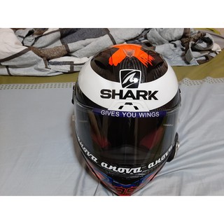 หมวกกันน็อก Shark Race R Pro Lorenzo helmet 2020 fire   หมวก size L