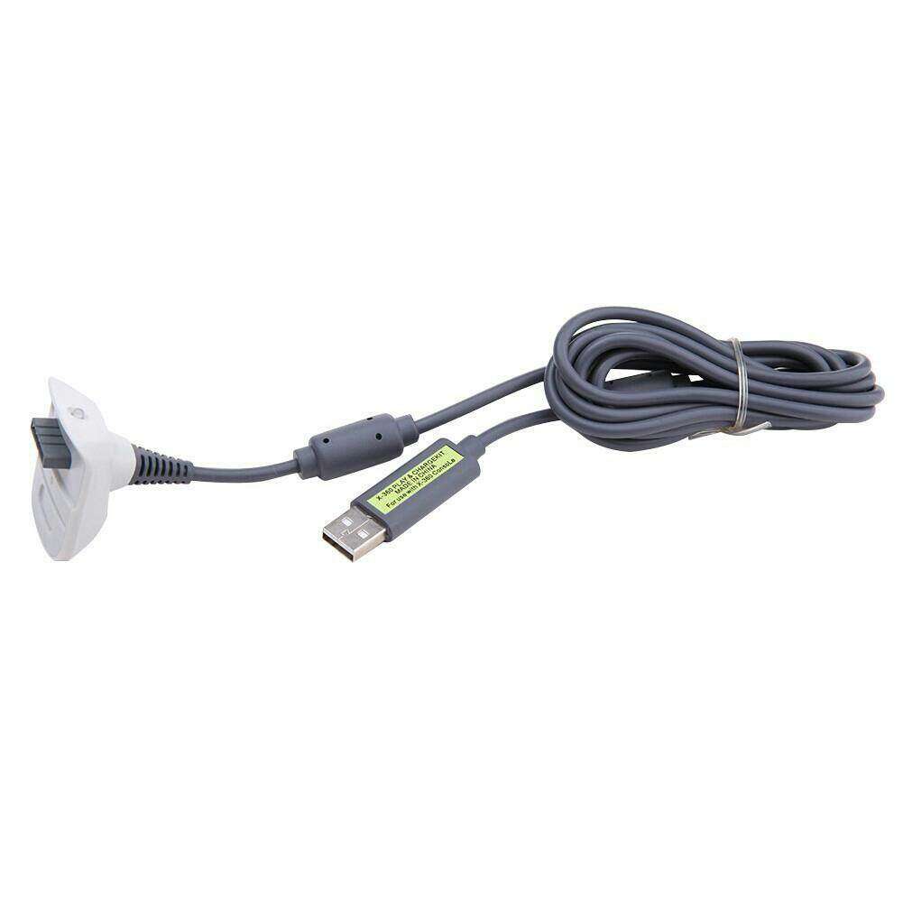 สายต่อจอย xbox 360ไร้สาย(ขาว _ดำ) ไม่ต้องใส่ถ่านต่อเล่นได้เลย