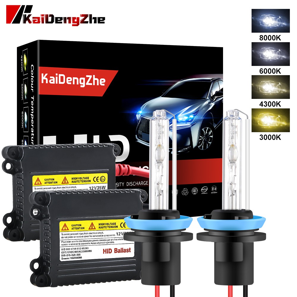 2 ชิ้น !!! H7 35W บัลลาสต์บางเฉียบชุด H1 H3 H4 H8 H11 9005 HB3 9006 HB4 3000k 4300k 6000k 8000k 12V 