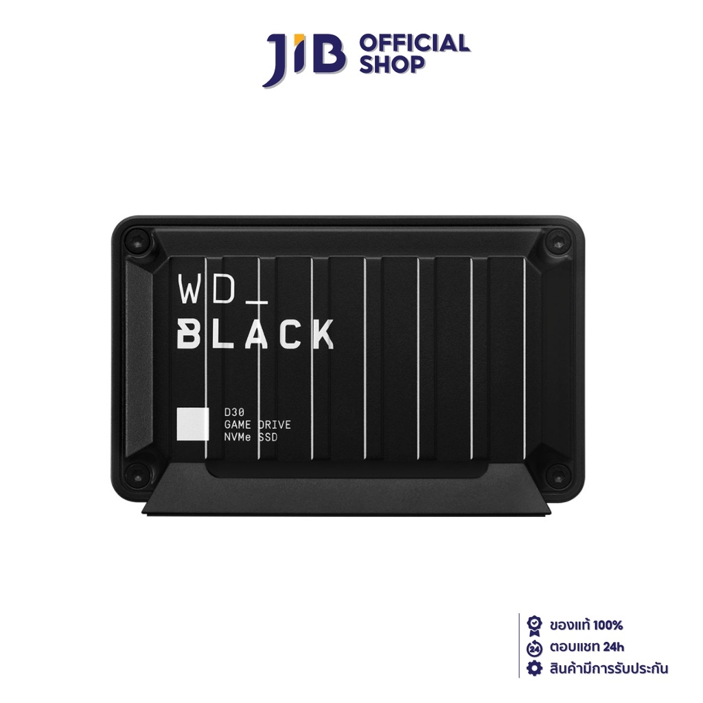 1 TB PORTABLE SSD (เอสเอสดีพกพา) WD BLACK D30 GAME DRIVE SSD (WDBATL0010BBK)