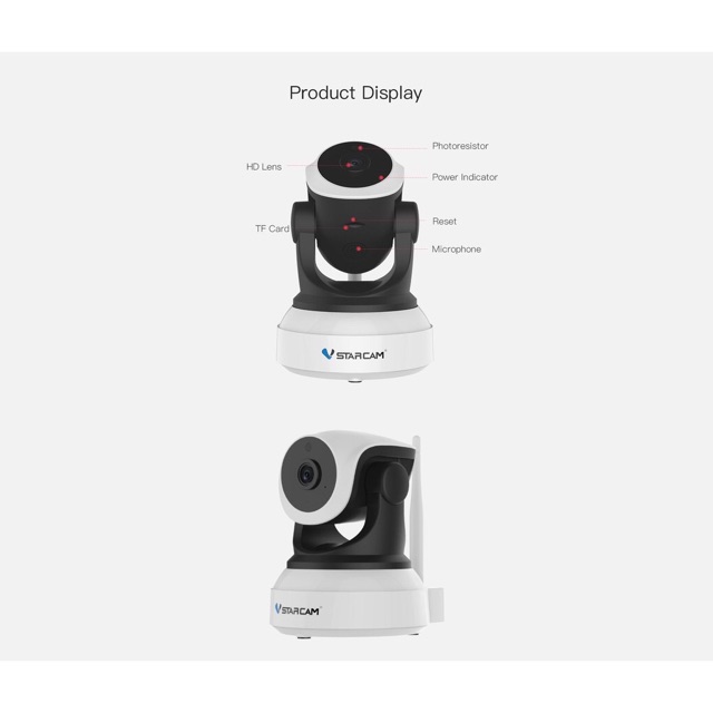 VSTARCAM C7824 WIP 720P WIFI 2024 (IP CAMERA)