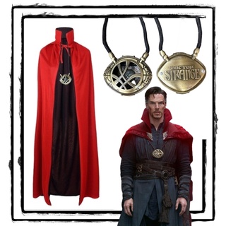 พร้อมส่งในไทย  ผ้าคลุมดำแดง สร้อยคอดอกเตอร์สเตรนจ์ สร้อยคอ Doctor Strange ac9.7/cp10