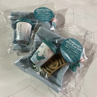 Starbucks JAPAN  2022 Anniversary Siren Mini Cup Gift  (ไม่มี free drink ticket) พร้อมส่ง!!!!