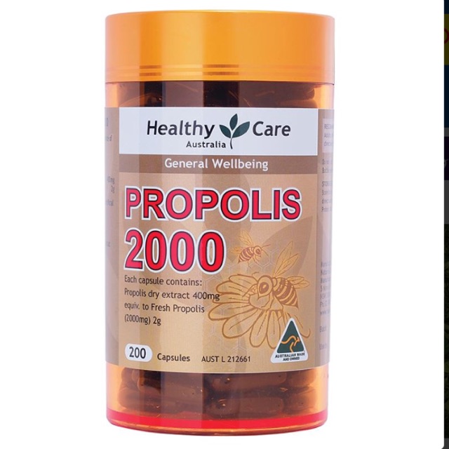 พร้อมส่ง!!! Healthy care PROPOLIS 2000 (200capsules)