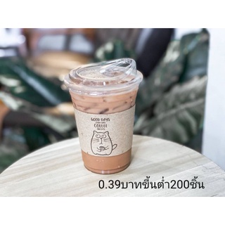 ปลอกสวมแก้วลายแมวค้อฟฟี่ขั้นต่ำ200ชิ้นชิ้นละ0.39บาท