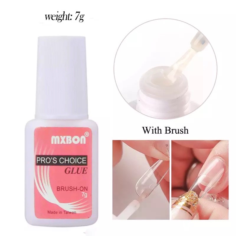 Mxbon กาวน้ำติดเล็บปลอม ใช้ติดเล็บปลอม/หรือของแต่งเล็บ ของแท้ ติดทน