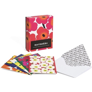 Marimekko Notes : 20 Different Unikko Notecards and Envelopes