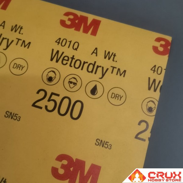 3M 401Q กระดาษขัดเงาแบบเปียก P2500