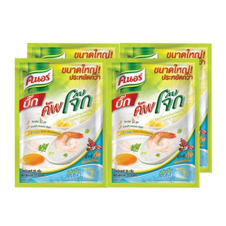 คนอร์ โจ๊กกึ่งสำเร็จรูป รสกุ้ง 55 ก. แพ็ค 4