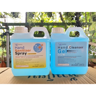 เจล &amp; สเปรย์ HAND SPRAY &amp; HAND GEL 1000ml. ALCOHOL75%V/V