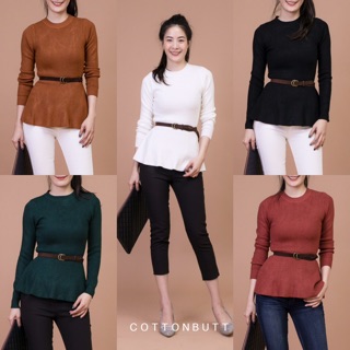 Belt Knit Top