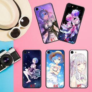 เคสซอฟท์ซิลิโคน re zero remu สําหรับ realme 2 3 5 pro a 5 q xt x 2 x lite