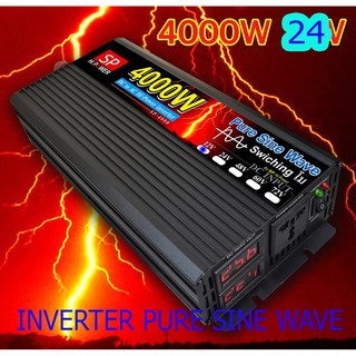 4000 W12VDC  INVERTER PURE sine WAVE 24VDC ถึง 220 VAC