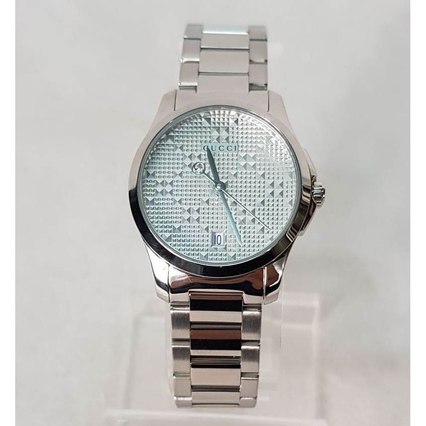 พร้อมส่ง นาฬิกาข้อมือผู้หญิง Gucci Sapphire Stainless Steel Bracelet Watch