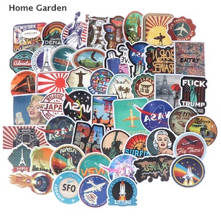 HGG 50Pcs Fantasy Colour Stickers Outdoor Scrapbook Suitcase Laptop Guitar Sticker HGG