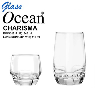 Glass แก้วน้ำ แก้วเหล้า OCEAN Charisma ขนาด 340-415 ml