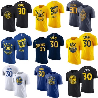 เสื้อยืดพิมพ์ลายแฟชั่นเสื้อยืด ลาย Nba NIKE Gametime Golden States Warriors GSW Stephen Curry 30 Season สําหรับผู้ชาย