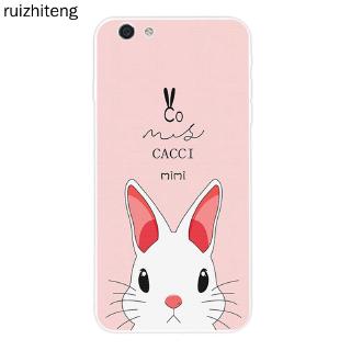 เคสโทรศัพท์ซิลิโคนพิมพ์ลายกระต่ายสําหรับ oppo a 33 a 71 a 77 r 7s r9 s r 11 r 15 f 3 pro plus