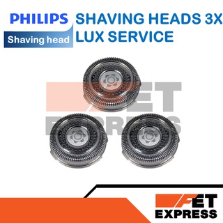 SHAVING HEADS 3X LUX SERVICE ใบมีดโกนอะไหล่แท้สำหรับเครื่องโกนหนวดไฟฟ้า PHILIPS รุ่น SP9860