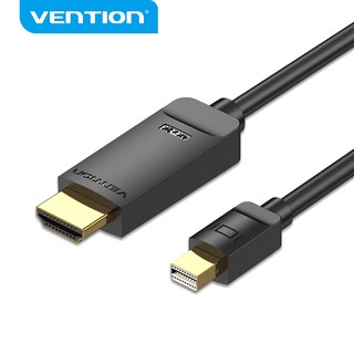 Vention Mini DP to HDMI Cable 4K 30HZ Mini DisplayPort HDMI แปลงสายเคเบิลวิดีโอ สําหรับ Macbook iMac mbp HAB / HAH