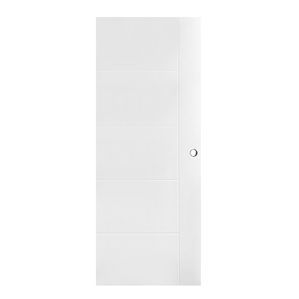 ประตูบานเปิด ประตู UPVC AZLE LT06 80x200 ซม. สีขาว ประตูและวงกบ ประตูและหน้าต่าง UPVC AZLE 80x200 cm. LT06W DOOR White