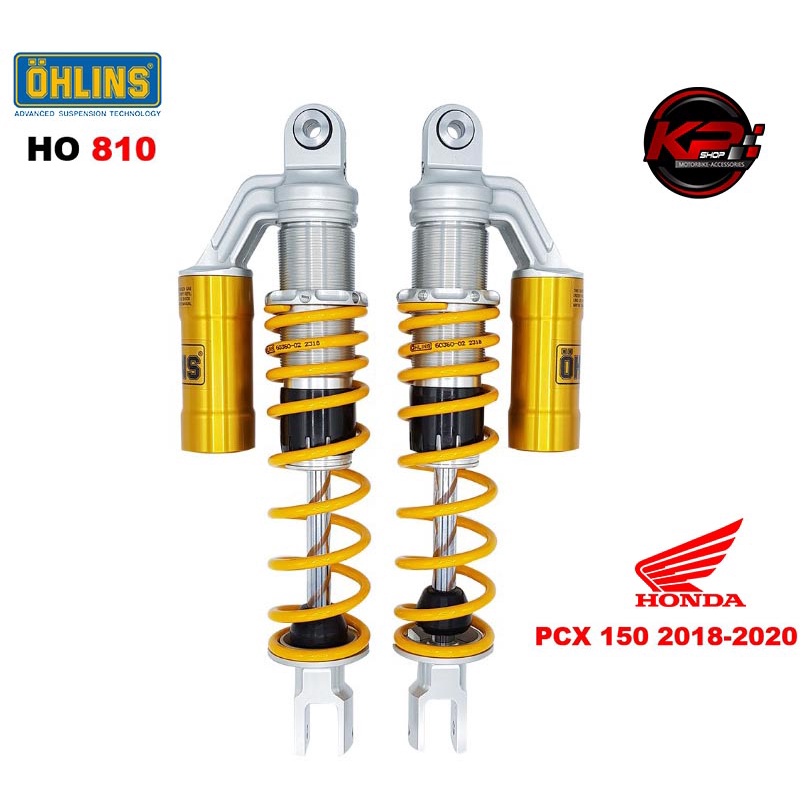 โช๊คหลัง OHLINS HO 810 FOR HONDA PCX150 2018-2020 (OHLINS รับประกัน 2 ปี)