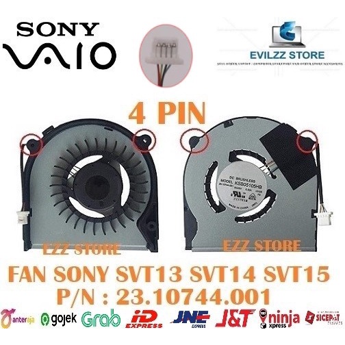 พัดลมพัดลม SONY VAIO SVT13 SVT 13 SVT131A11V SVT131A11W SVT13117ECS SVT131A11T SVT13128CCS SVT13117 
